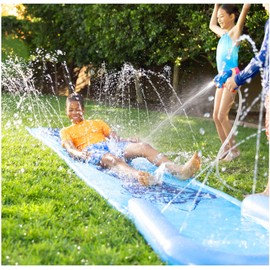 NERF Super Soaker Blast Water Slide – The Ultimate 16 Ft Outdoor Slide for Kids – Includes Extra Water Blaster