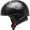 GMAX HH-65 Naked DOT Approved Half Helmet for Motorcycle, Moped,