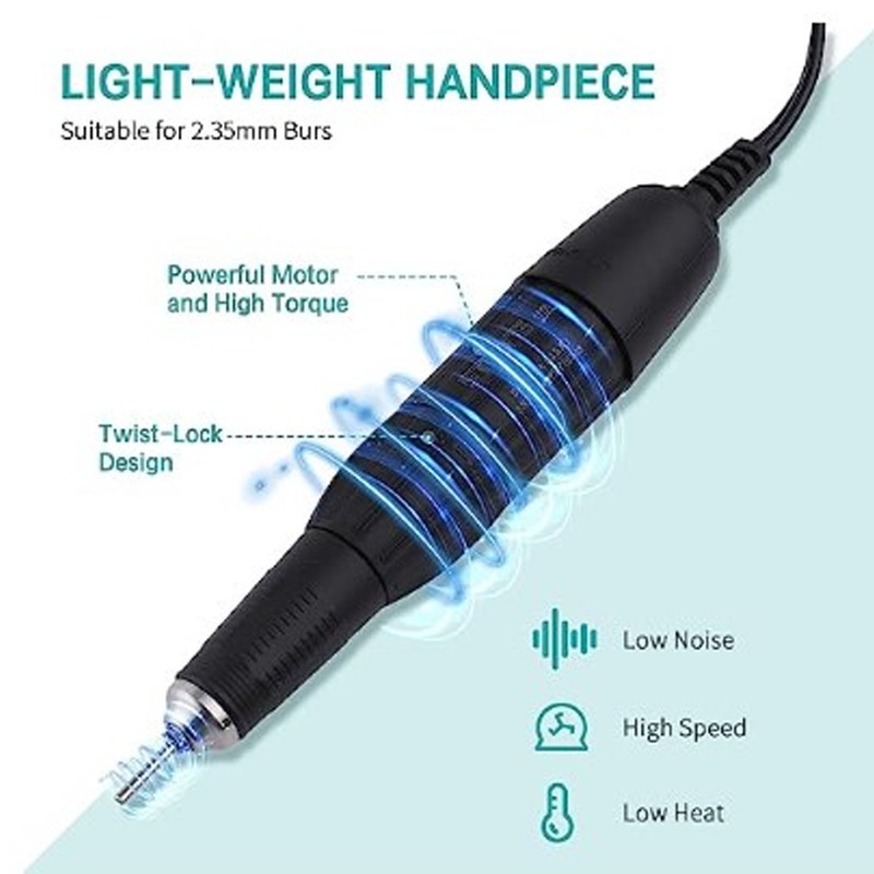 Micromotor Handle Micro Motor Handpiece CW CCW 35000RPM with Carbon