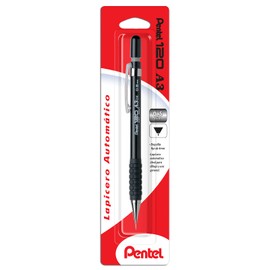 Pentel de México A315BP-A Lapicero Pentel 120 A3, Negro, Blíster, 0.5 mm, pack of/paquete de 1