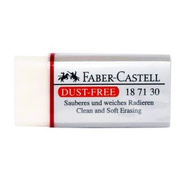 Dust Free Eraser - White Eraser Medium (Pack of 4)
