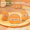 Momo's Workshop Orange Makeup Sponge Set (3pcs) – Large Soft