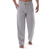 Van Heusen Men's Poly-Rayon Yarn-Dye Woven Sleep Pajama Pant, Grey,