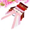 10PCS Bow Hair Tie Velvet Hair Ribbon Elastics Hair Scrunchies