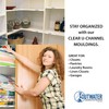 Outwater Plastics 341-Cl Clear 3/4'' Rigid Vinyl Clear Plastic U-Channel/C-Channel