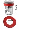 Floor Drain backflow Preventer-2 pcs Prevent backflow, （1.4-2.4 in ）