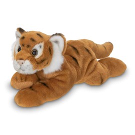 Bearington Lil' Saber Small Plush Stuffed Animal Tiger, 9 inches
