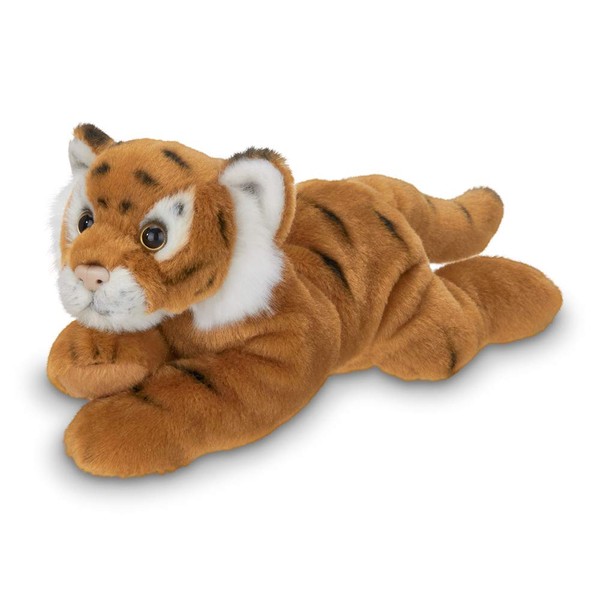 Bearington Lil' Saber Small Plush Stuffed Animal Tiger, 9 inches