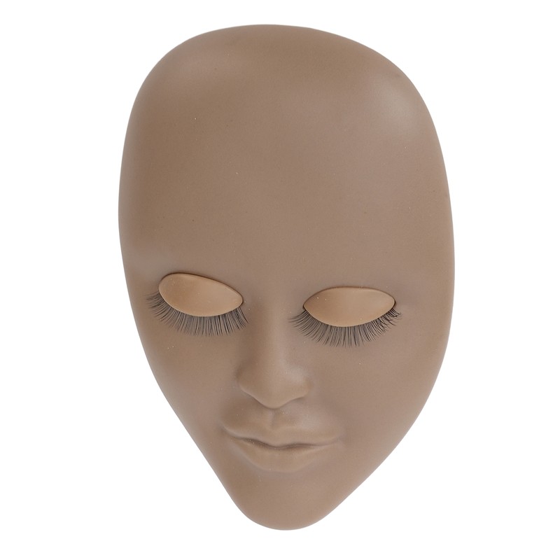 Lash Mannequin Head Reusable Soft Rubber 3D Effects Replaced Eyelids