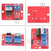 Akozon MOSFET Driver Module 5PCS 0-24V Button Drive for Drive