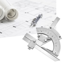 0-320 Degree Universal Protractor Protractor, Carbon Steel Nonius Bevel Angle Finder, Adjustable Angle Gauge Ruler Tool