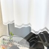 Noren Workshop 95929 Cafe Curtain, Simple, Plain, Natural, Small Window,