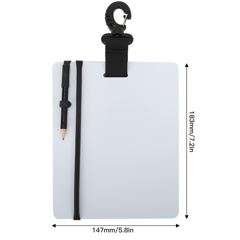 Underwater Writing Slate Diving Wordpad Gear Board Diving Writing Board