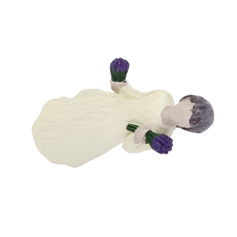 Willow Tree Girl Statue Hand Painted Resin Figures Flower Girl