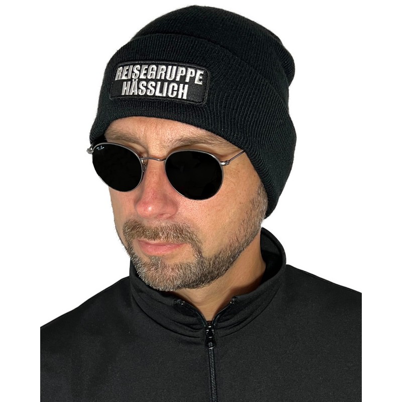 No Face No Name Hat Travel Group Ugly in Black