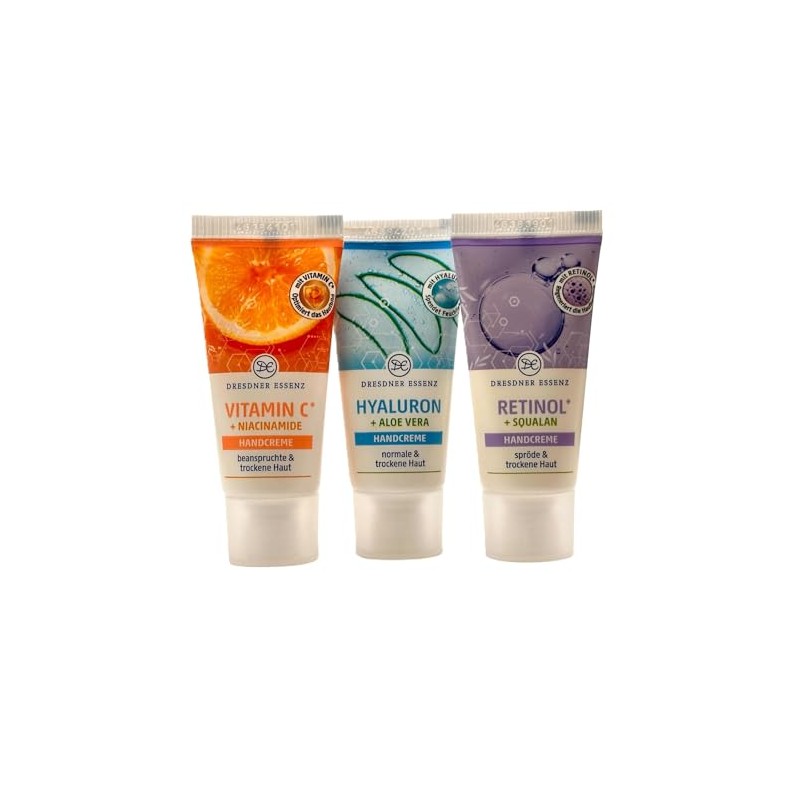Dresdner Essenz Retinol Hand Cream + Vitamin C Hand Cream