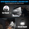 LED Magnetic Flashlight High Lumens Rechargeable, 10000 Lumens Super Bright
