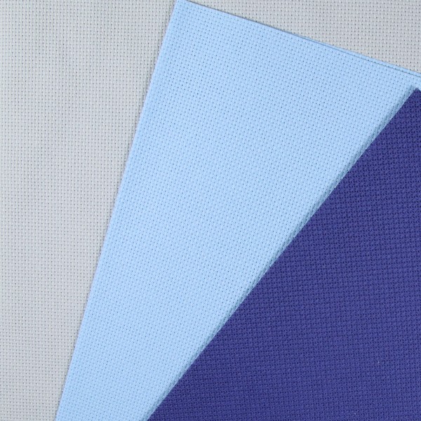 KCS 3 pc of 12" x 18"(30cmx45cm) 16CT Counted Cotton