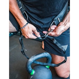 GORNATION Rope/Sling for Dip Belt, Alternative to Chain on Weight Belt for Weighted Calisthenics, Strength Training & Fitness, Ultra Light & Resilient - Regular