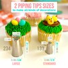 CukkiCakes 2pcs Grass Piping Nozzles Set (133 and 234) Icing