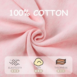 Zsedrut Baby Girls Scarf Toddler Boys Soft Neck Warmer Autumn Winter Infant Cotton Round Scarves (1-6Y, White+Pink+Gray+Beige)