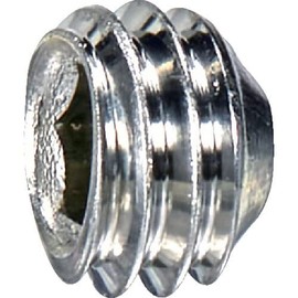 TRUSCO F001-00605 Hex Socket Set Screw, Stainless Steel M6 x 5, 20 Pieces