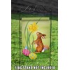 Toland Home Garden Bunny Daffodil 12.5 x 18 Inch Decorative