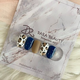 Next day delivery⭐Autumn matte leopard print nails⭐ / 다음날 발송⭐가을 무광 호피네일⭐