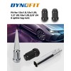 Dynofit 6 Spline Lug Nuts Socket Key, Universal Chrome Spike