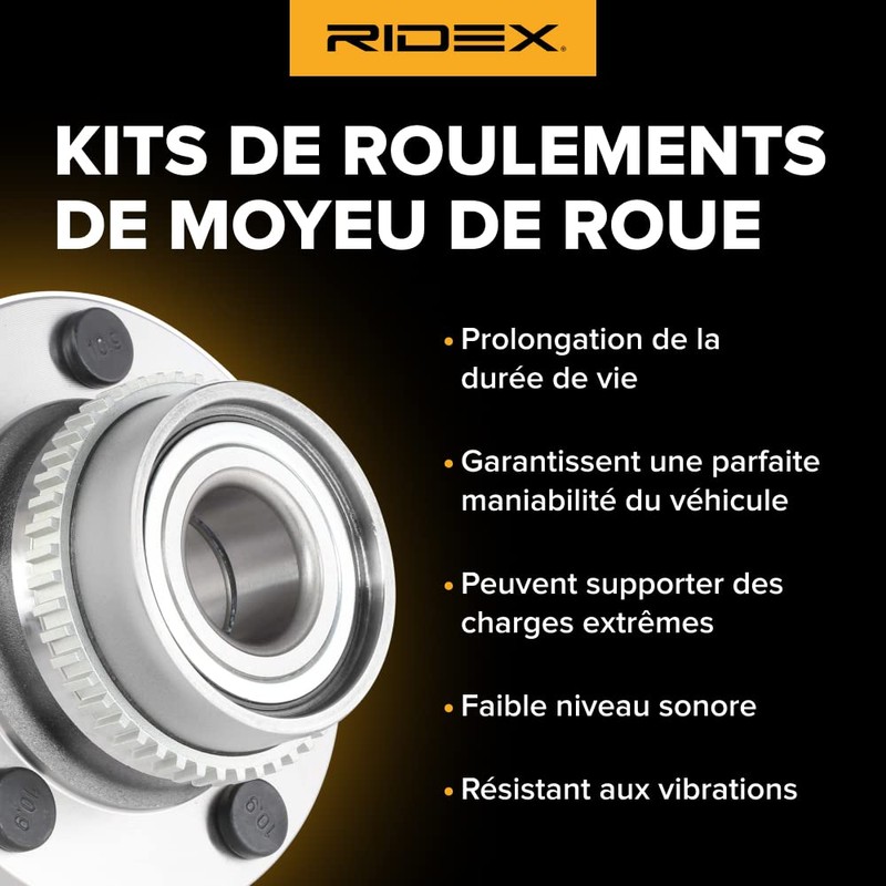 RIDEX 654W0084 Wheel Bearing Kit Wheel Bearing Right/L/Left / Litre