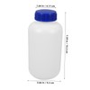 Ipetboom 3pcs Laboratory Sample Bottles Sealed Reagent Containers with Screw