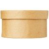 Glorex Round Cardboard Storage Box – Natural – 10 x 10 x 5.5 cm