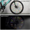 Rurumi Bicycle Wheel Spoke Mount Reflector, Set of 72, Reflective