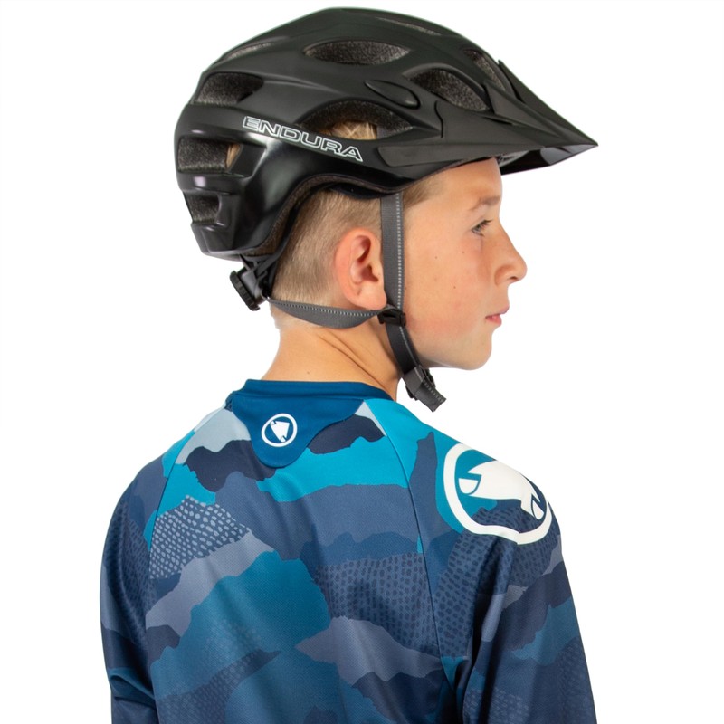 Endura Unisex Kids Hummvee Youth Helmet, Black, One Size