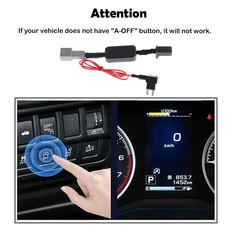 FUSCH Engine Auto Start Stop A-Off Device Cable Fits for
