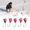 5 Pcs Winter Ice Fishing Jigs Kit for Bass Perch