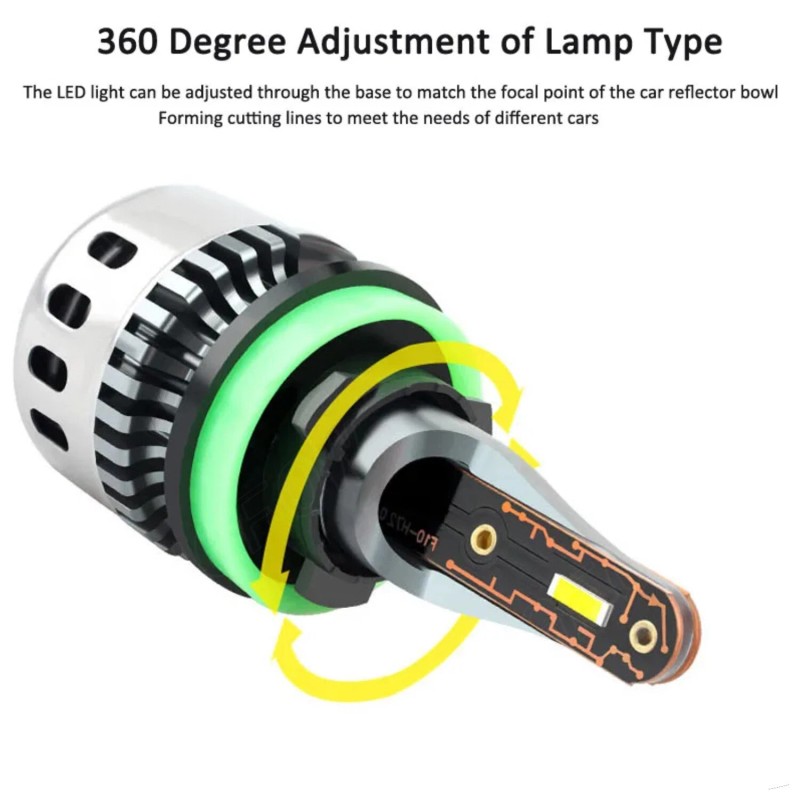 AJHGFOW For Jeep Grand Cherokee 2011 2012 2013 LED Headlight
