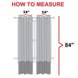 Elegant Comfort Luxury Curtain/Window Panel Set with Attached Valance and Backing 54" X 84 inch (Set of 2), Gold