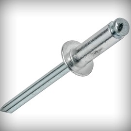 New Lot of 500 Pcs Pop Rivets 1/8" x 5/16" Aluminum Body Steel Mandrel Dome Head Blind Set #Lig-0930NG Warranity by Pr-Mch