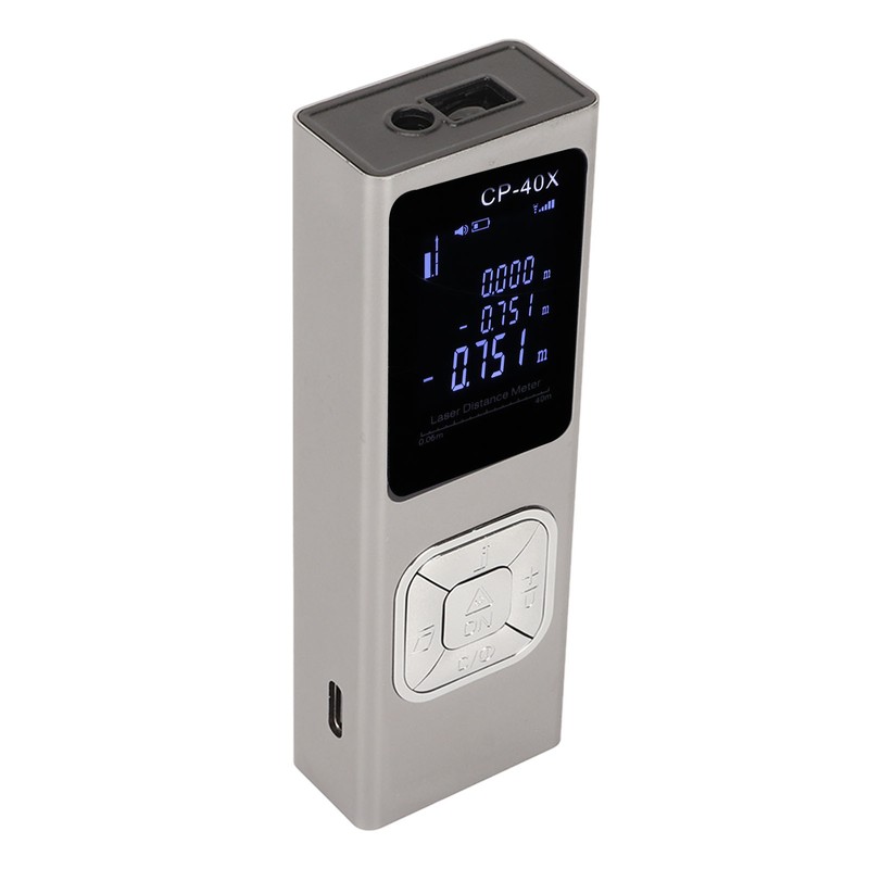 Handheld Laser Distance Meter Aluminium Alloy High Accuracy M Ft