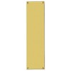 Carlisle Brass M39F Finger Plate (Flat Sheet), Gold, 300mm x