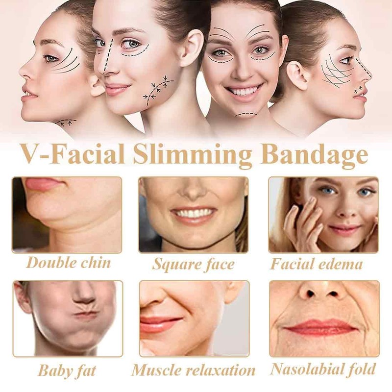 XBFOCNH V Face Masks, Reusable V-Line Mask, for Double Chin