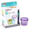 Decor Go Dip Tubs 75 ml, 6 Piece, Assorted