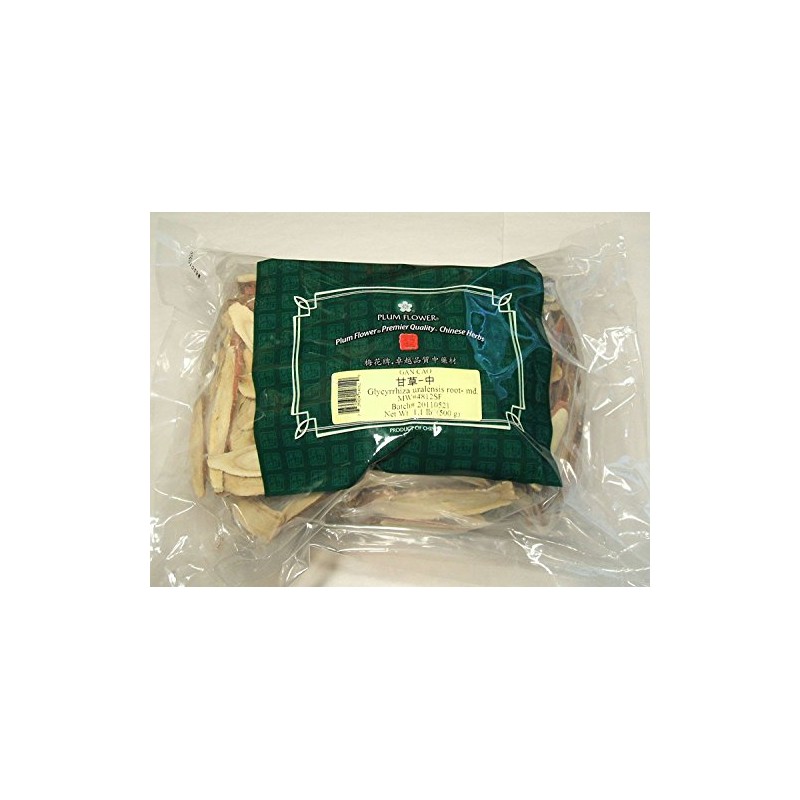 Licorice Root, medium slices / Gan Cao / Glycyrrhiza Uralensis