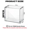 YEXEXINM 3 Pack Acrylic Magnetic Case Compatible with Booster Boxes,