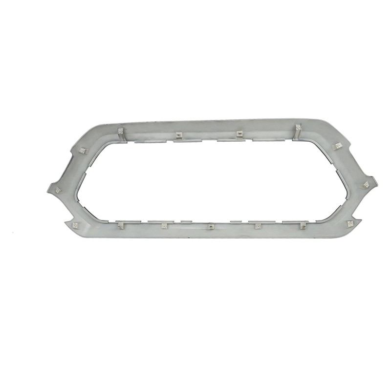 Silscvtt Front Upper Grille Outer Frame Surround Matte Black Replacement