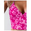 Floerns Women's Floral Print Halter Neck Tankini Top Two Piece