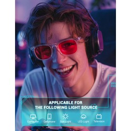 TIJN High Tech Blue Light Glasses Advanced up to 99% Blue Light Blocking Computer Glasses - Screen Fatigue & UV Protection