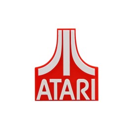 Unbranded Atari Video Game System Logo Sign 3D Wall Desk Shelf Art 3 1/2" x 4" x 3/8"