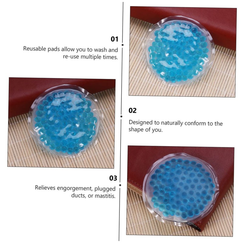 ORFOFE 6Pcs Round Hot Cold Therapy Packs for Physiotherapy Flexible
